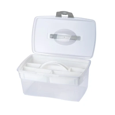 Caixa contendo plástico de alta qualidade caixa artesanal caixa de costura caixa de armazenamento PP para armário de remédios